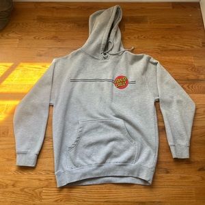 Grey Santa Cruz Hoodie